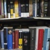Books arranged in shelves