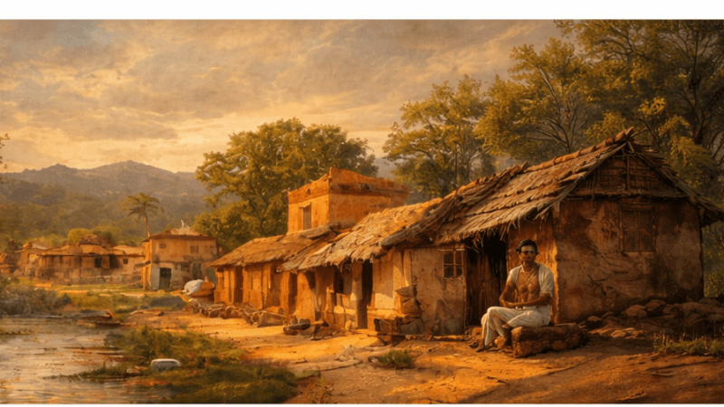 Portrait of Munshi Premchand